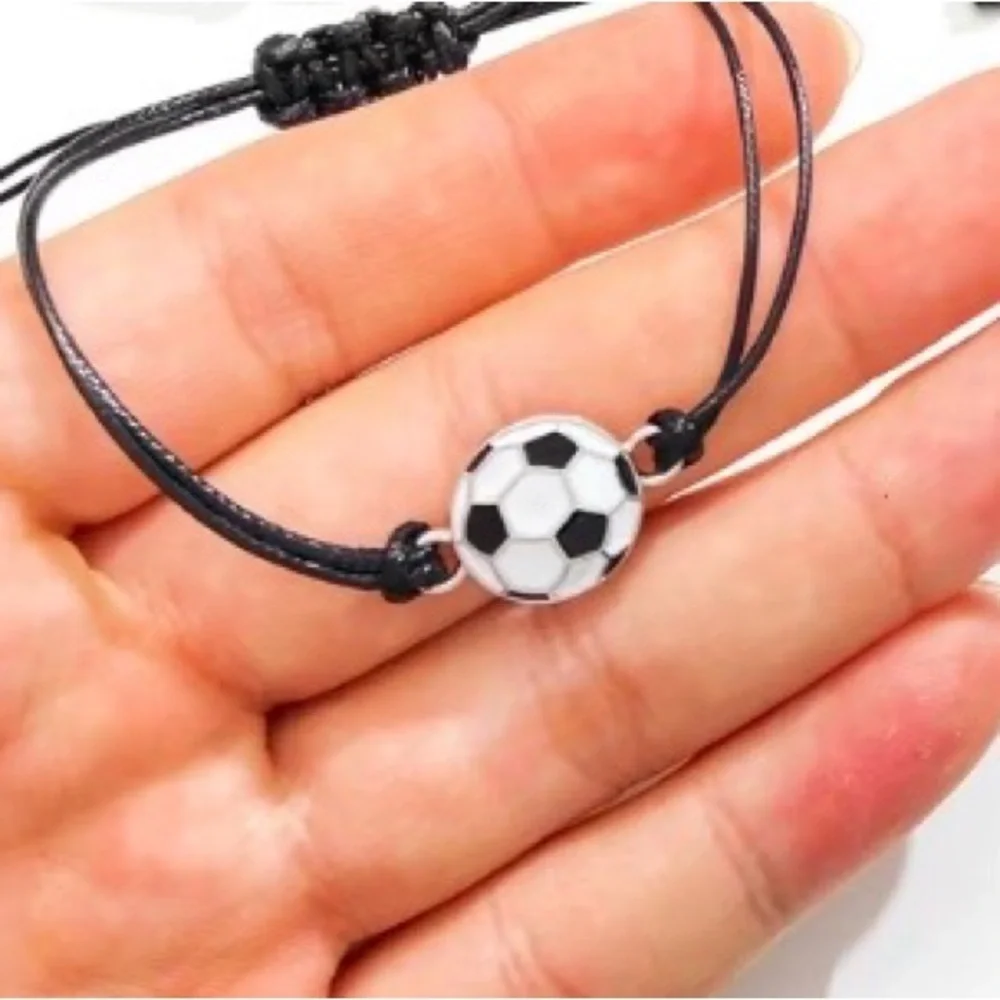 NEW - adjustable soccer bracelet, soccer lover gift